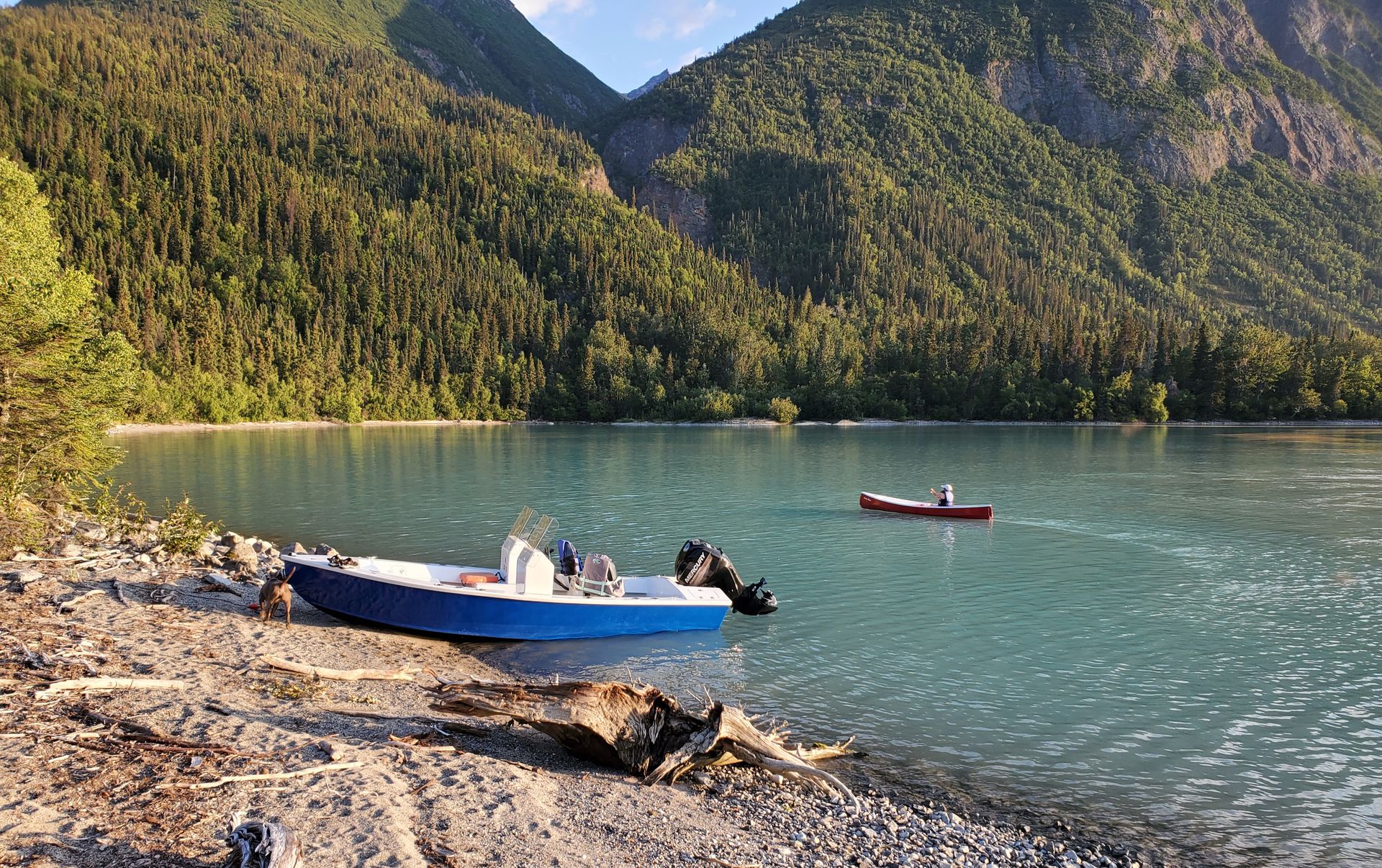 Camping by the Bay in Little Lake Clark